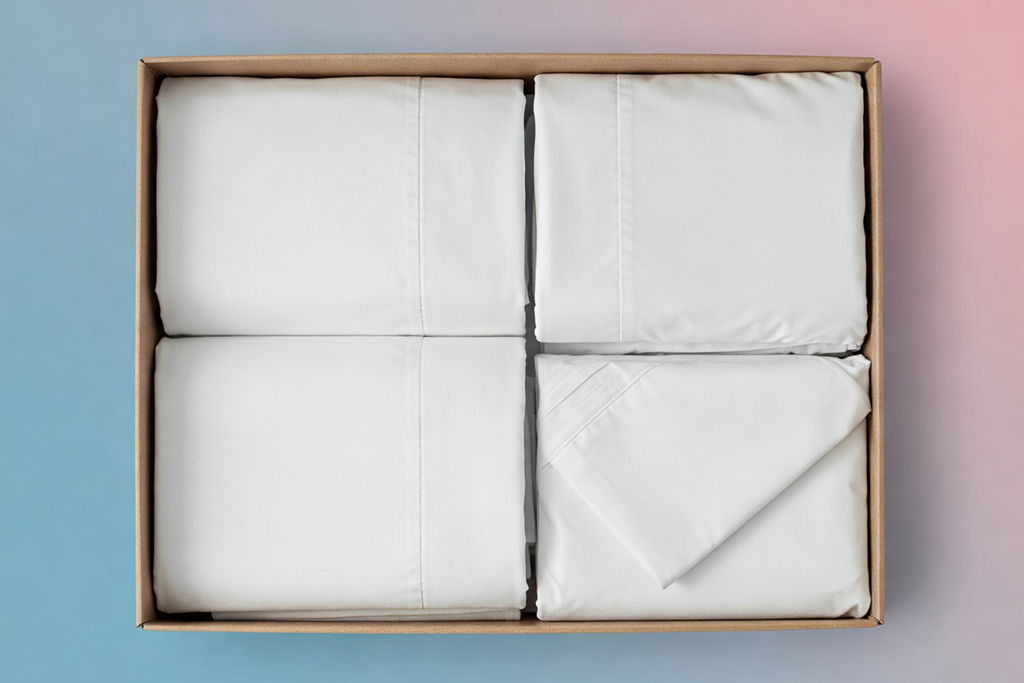 סט מצעים + מגן מזרן